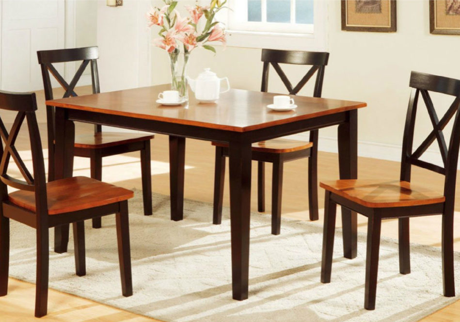 F2250 5 Pcs Dining Set Oak S1200