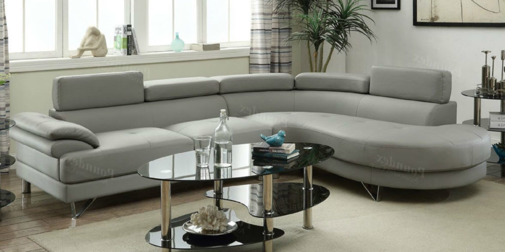 F6984 2 Pcs Sectional L Grey S1200