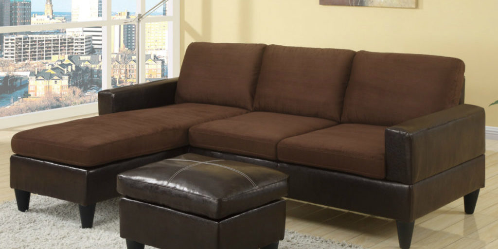 F7291 Sectional Chocolate Sofa S1200