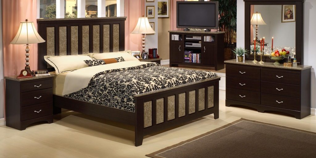 Kassandra King Bedroom Set Mocha Color Code A1306BR